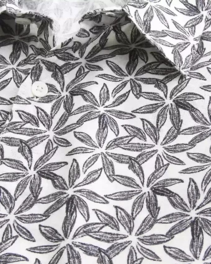 Boxy Tropical Pattern pellavasekoituspaita Boxy Tropical Pattern pellavasekoituspaita