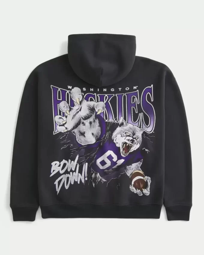 Boxy University of Washington Huskies Graafinen huppari Boxy University of Washington Huskies Graafinen huppari