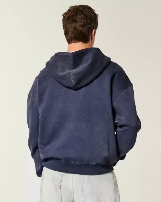 Boxy vetoketjullinen huppari Boxy vetoketjullinen huppari