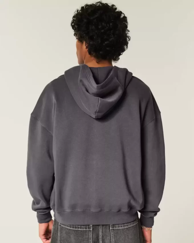 Boxy vetoketjullinen huppari Boxy vetoketjullinen huppari