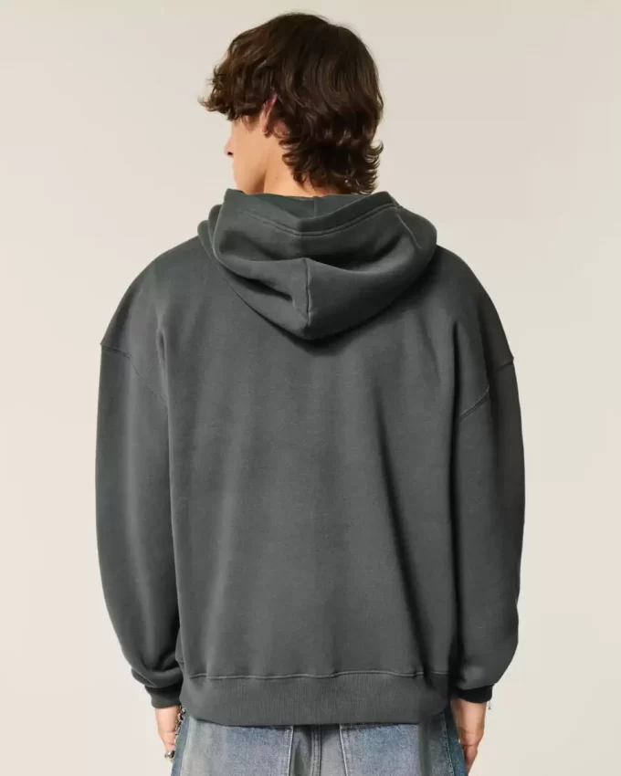 Boxy vetoketjullinen huppari Boxy vetoketjullinen huppari