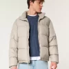 Boxy vetoketjullinen puffertakki Boxy vetoketjullinen puffertakki