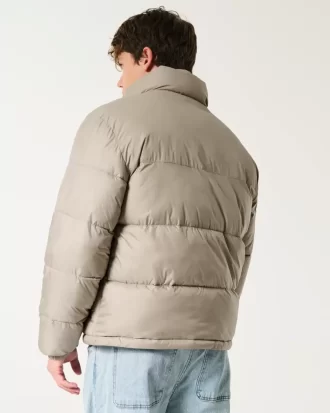 Boxy vetoketjullinen puffertakki