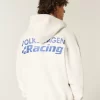 Boxy Volkswagen Racing Graphic vetoketjullinen huppari Boxy Volkswagen Racing Graphic vetoketjullinen huppari