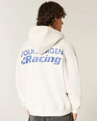 Boxy Volkswagen Racing Graphic vetoketjullinen huppari