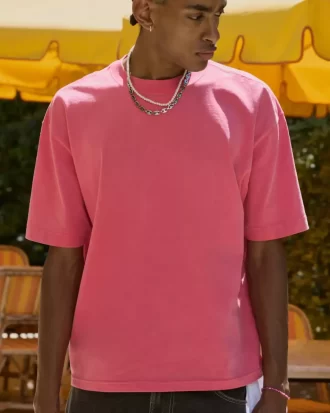 Boxy Washed Heavyweight Crew T-paita