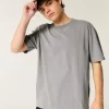 Boxy Washed Heavyweight Crew T-paita Boxy Washed Heavyweight Crew T-paita