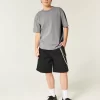 Boxy Washed Heavyweight Crew T-paita Boxy Washed Heavyweight Crew T-paita