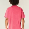 Boxy Washed Heavyweight Crew T-paita Boxy Washed Heavyweight Crew T-paita