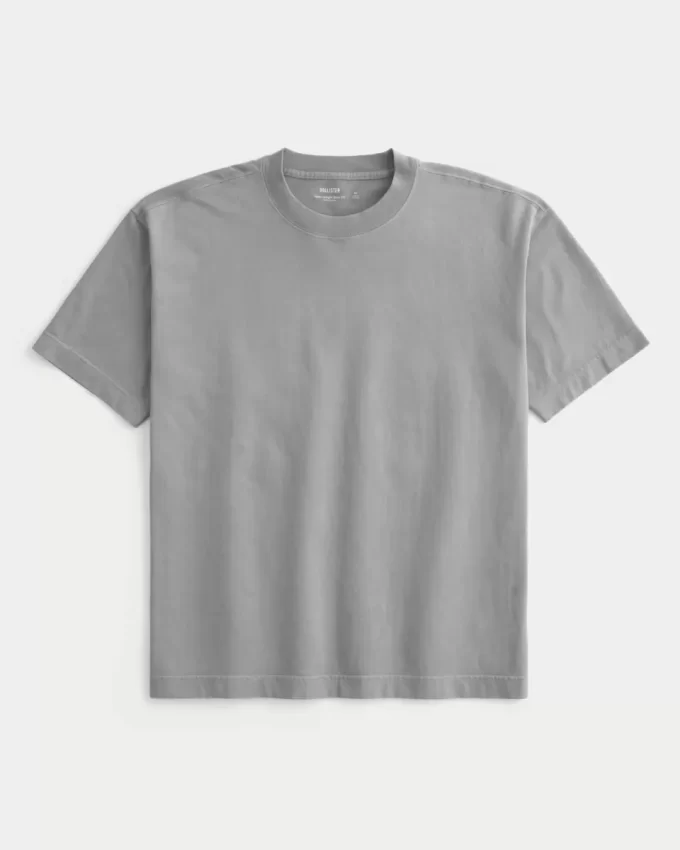 Boxy Washed Heavyweight Crew T-paita Boxy Washed Heavyweight Crew T-paita