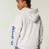 Boxy Zip-Up Hawaii Graphic -huppari