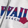 Boxy Zip-Up Hawaii Graphic -huppari