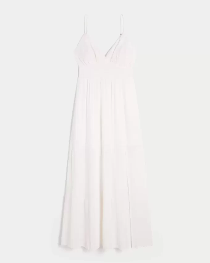 Brodeerattu Maxi-mekko Brodeerattu Maxi-mekko
