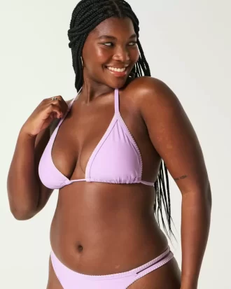 Brodeerattu Stitch Triangle Bikini-toppi