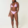 Brodeerattu Stitch Triangle Bikini-toppi