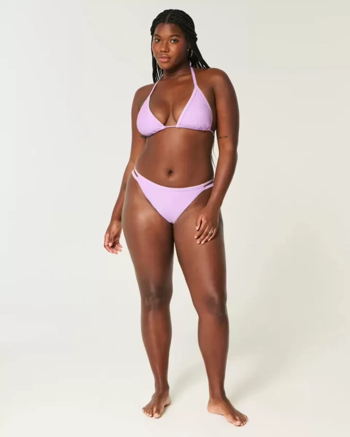 Brodeerattu Stitch Triangle Bikini-toppi