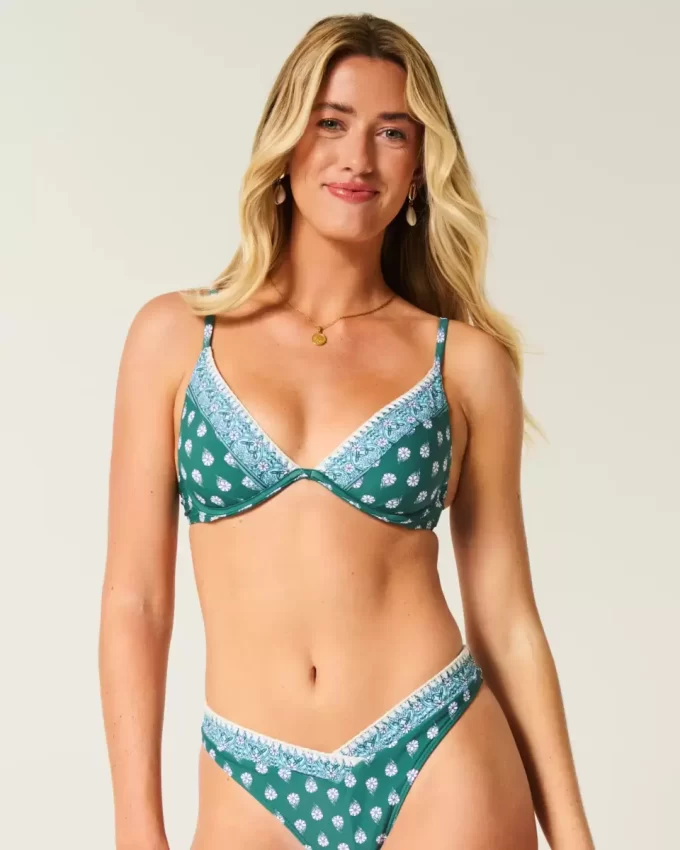 Brodeerattu Stitch Uploadwire -bikinitoppi