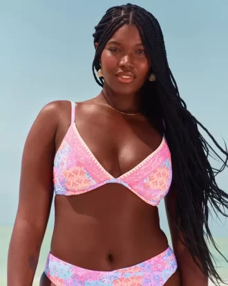 Brodeerattu Stitch Uploadwire -bikinitoppi