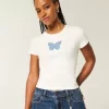 Butterfly Graphic Baby T-paita Butterfly Graphic Baby T-paita