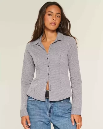 Button-through Poplin paita