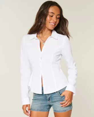 Button-through Poplin paita