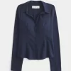 Button-through Poplin paita Button-through Poplin paita