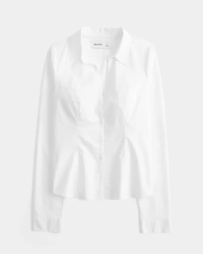 Button-through Poplin paita Button-through Poplin paita