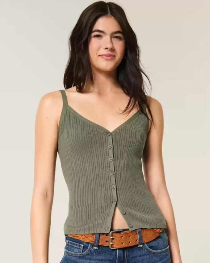 Button-Through Sweater Tank Button-Through Sweater Tank