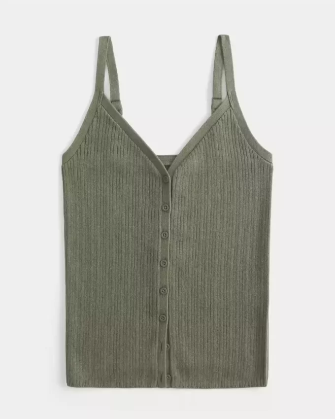 Button-Through Sweater Tank Button-Through Sweater Tank