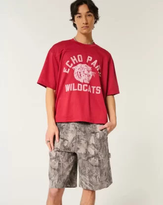 Camo Baggy Denim Painter Shortsit