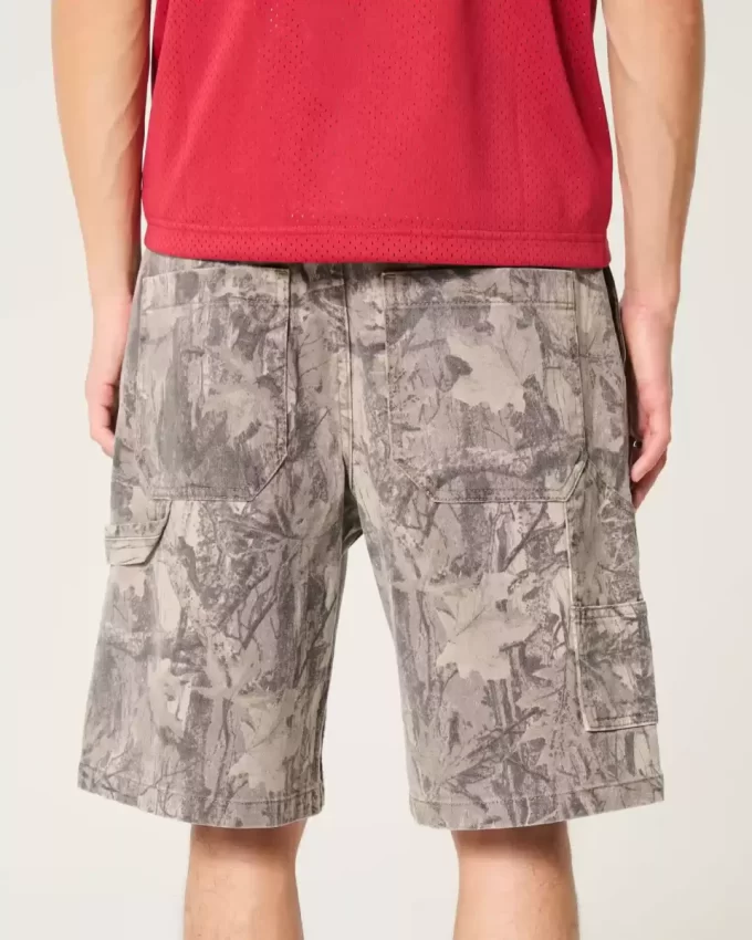 Camo Baggy Denim Painter Shortsit