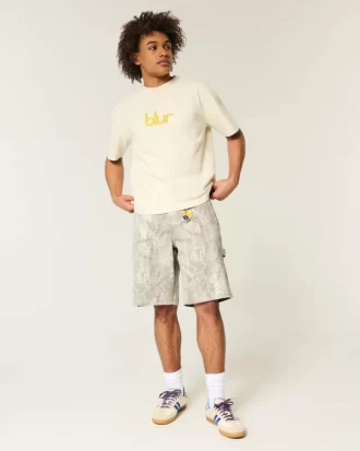 Camo Baggy Denim shortsit