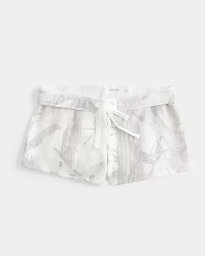 Camo Fleece -minishortsit