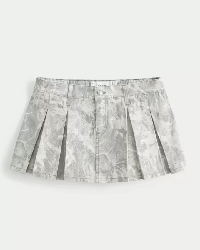 Camo laskostettu Mini Skort Camo laskostettu Mini Skort