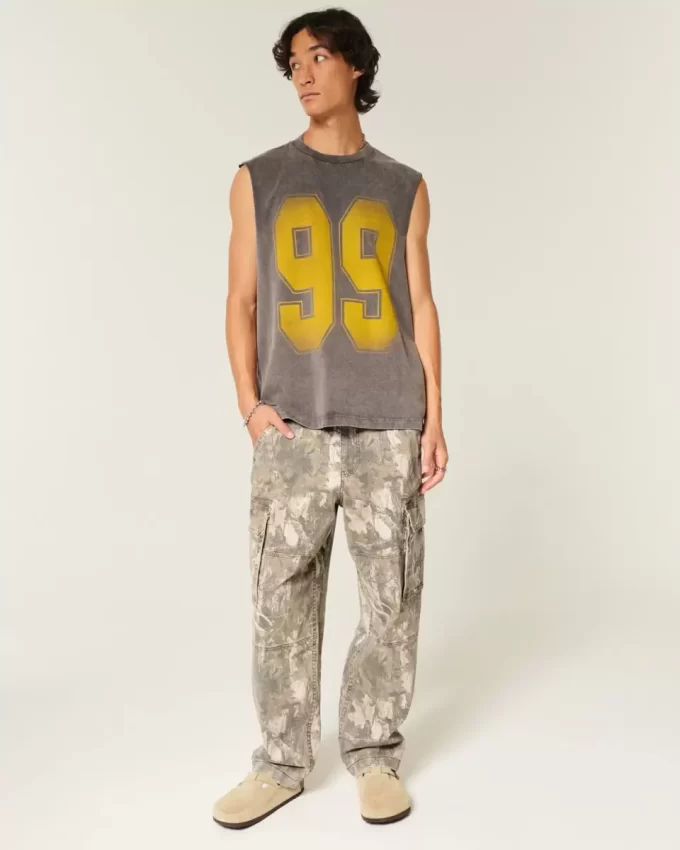 Camo Skater Baggy Cargo Pants