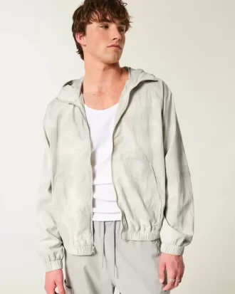 Camo Zip-Up -tuulitakki