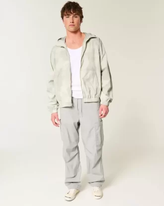 Camo Zip-Up -tuulitakki