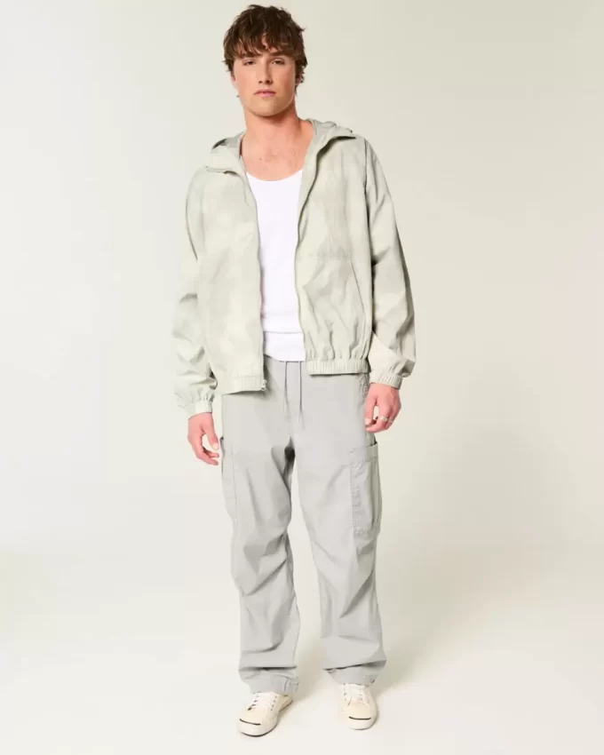 Camo Zip-Up -tuulitakki