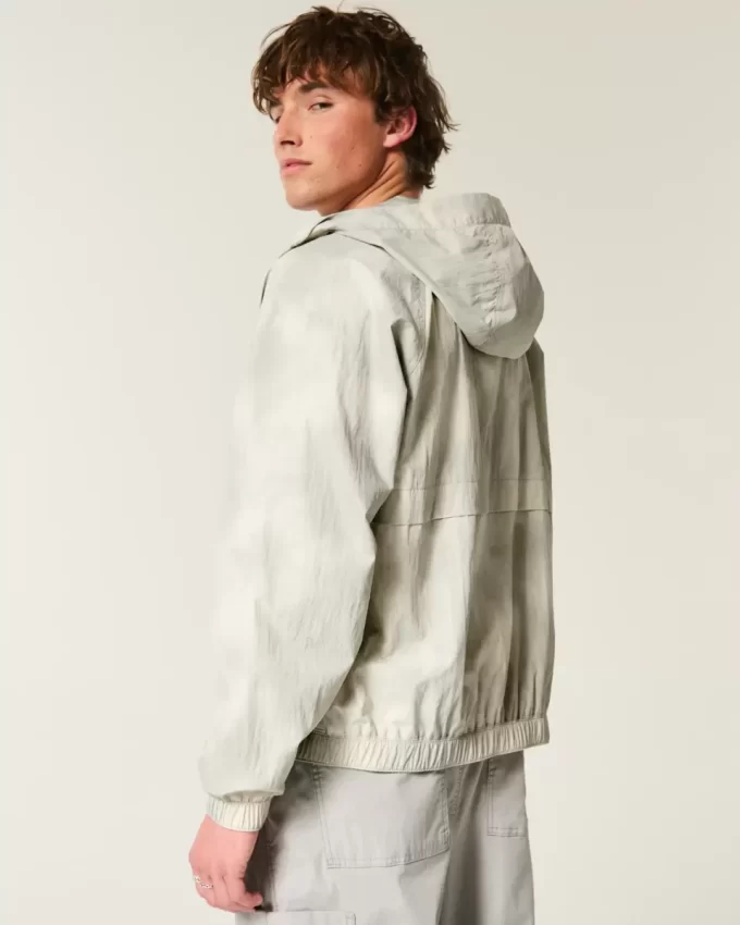 Camo Zip-Up -tuulitakki