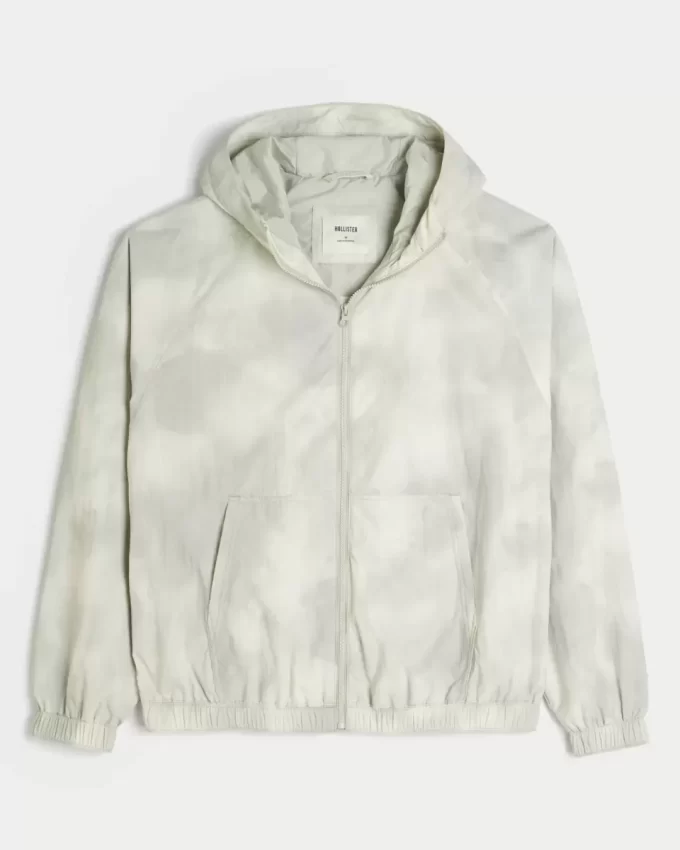 Camo Zip-Up -tuulitakki