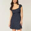 Crepe Satin Band -minimekko