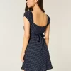 Crepe Satin Band -minimekko