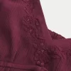 Crinkle Shine Flyaway Babydoll Top