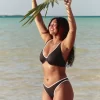 Curvy High Apex Ribbed Underwire bikinitoppi