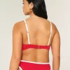 Curvy High Apex Ribbed Underwire bikinitoppi