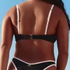 Curvy High Apex Ribbed Underwire bikinitoppi