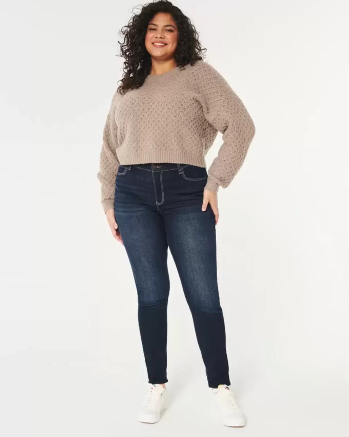 Curvy High-Rise Dark Wash Super Skinny Farkut Curvy High-Rise Dark Wash Super Skinny Farkut