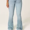 Curvy High-Rise Medium Wash Flare farkut