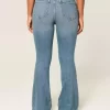 Curvy High-Rise Medium Wash Flare farkut