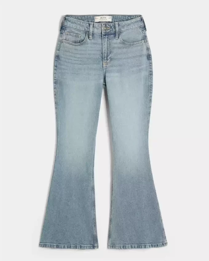 Curvy High-Rise Medium Wash Flare farkut
